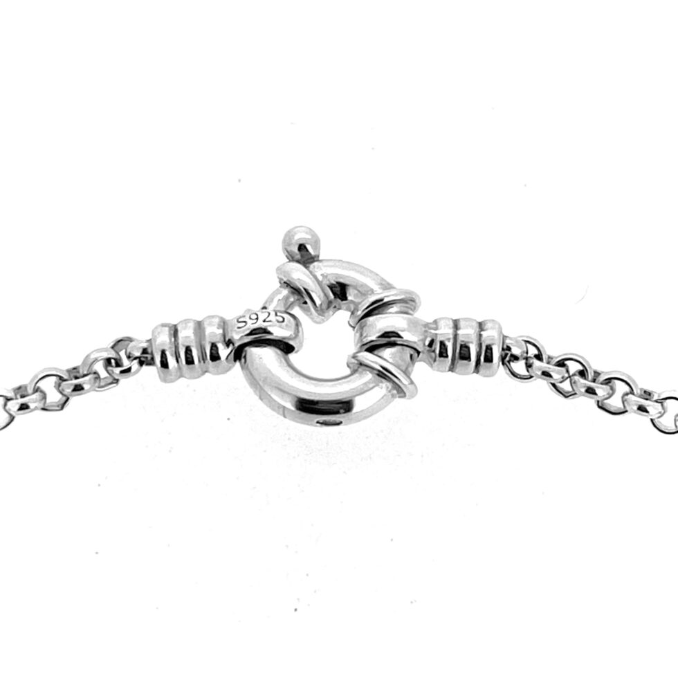 Round Link Bracelet | 18.5cm Sterling Silver | Vintage Links of London