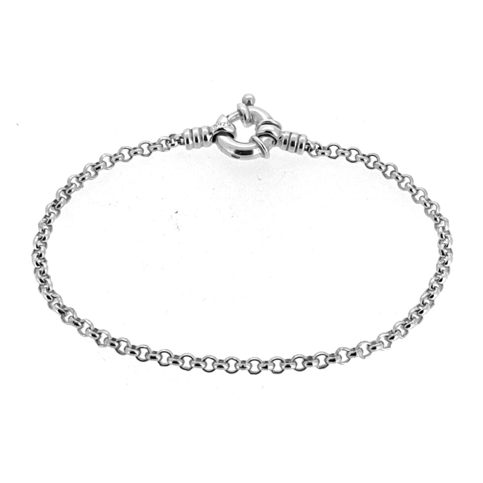 Round Link Bracelet | 18.5cm Sterling Silver | Vintage Links of London