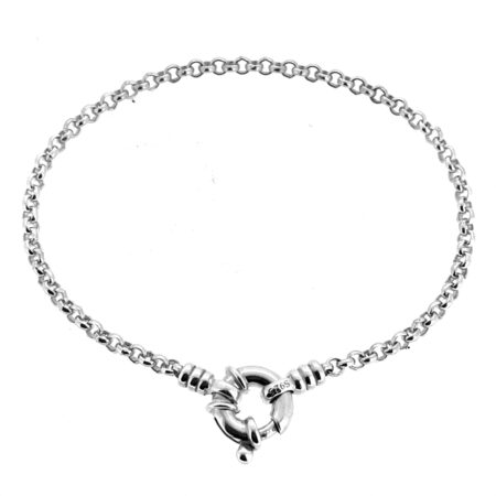 Round Link Bracelet | 18.5cm Sterling Silver | Vintage Links of London