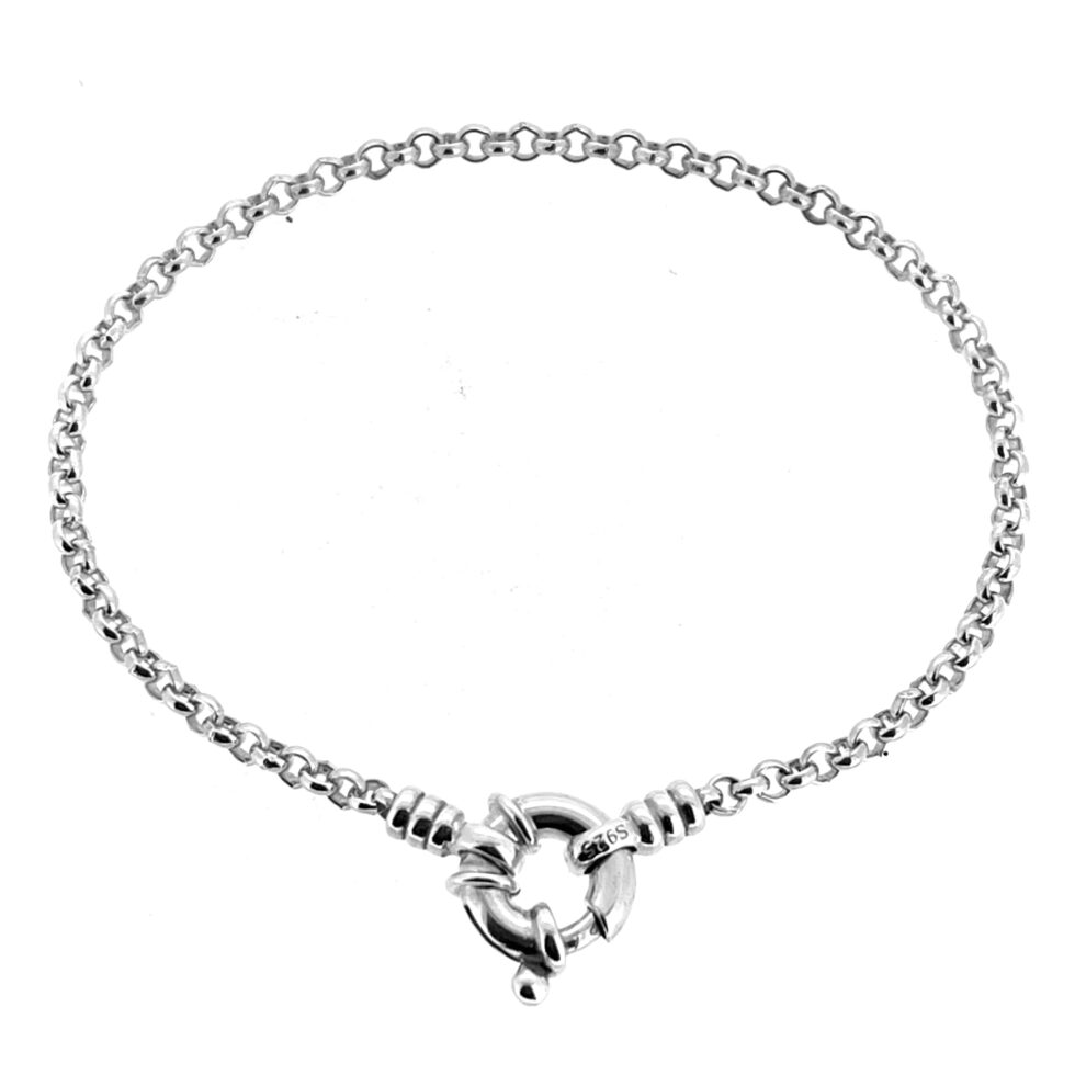 Round Link Bracelet | 18.5cm Sterling Silver | Vintage Links of London