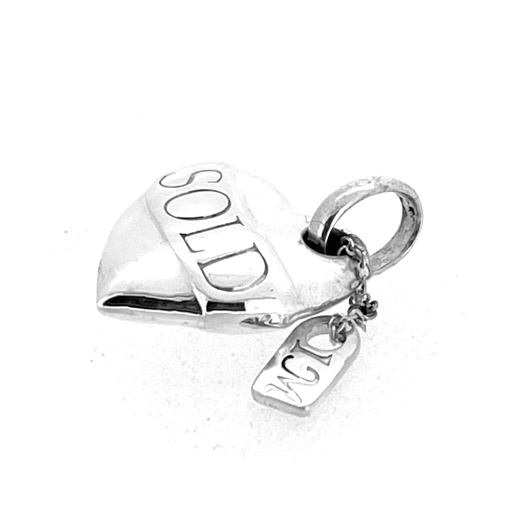 Vintage 2010 Links of London Sold 1M Heart Charm Sterling Silver