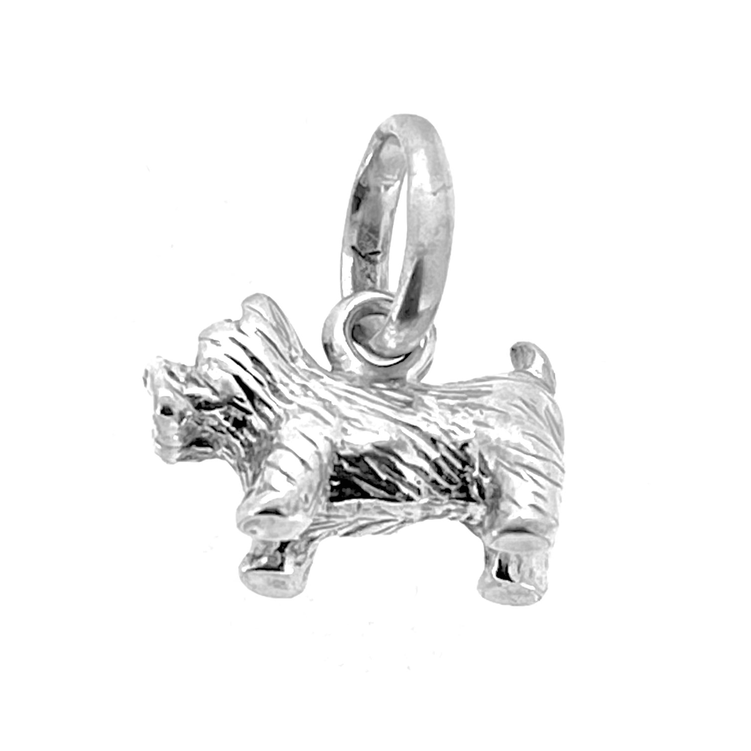 Vintage Links of London Westie Dog Charm polished finish