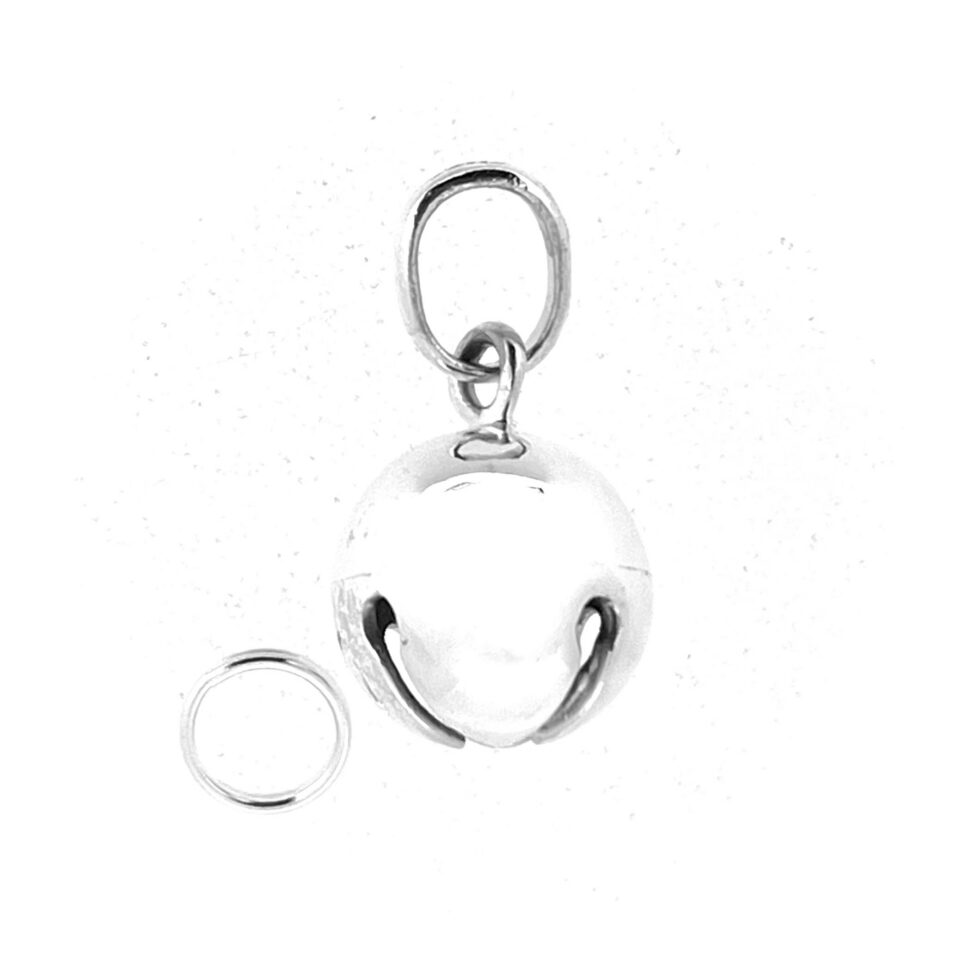 Side view of vintage Links of London Sleigh Bell Charm