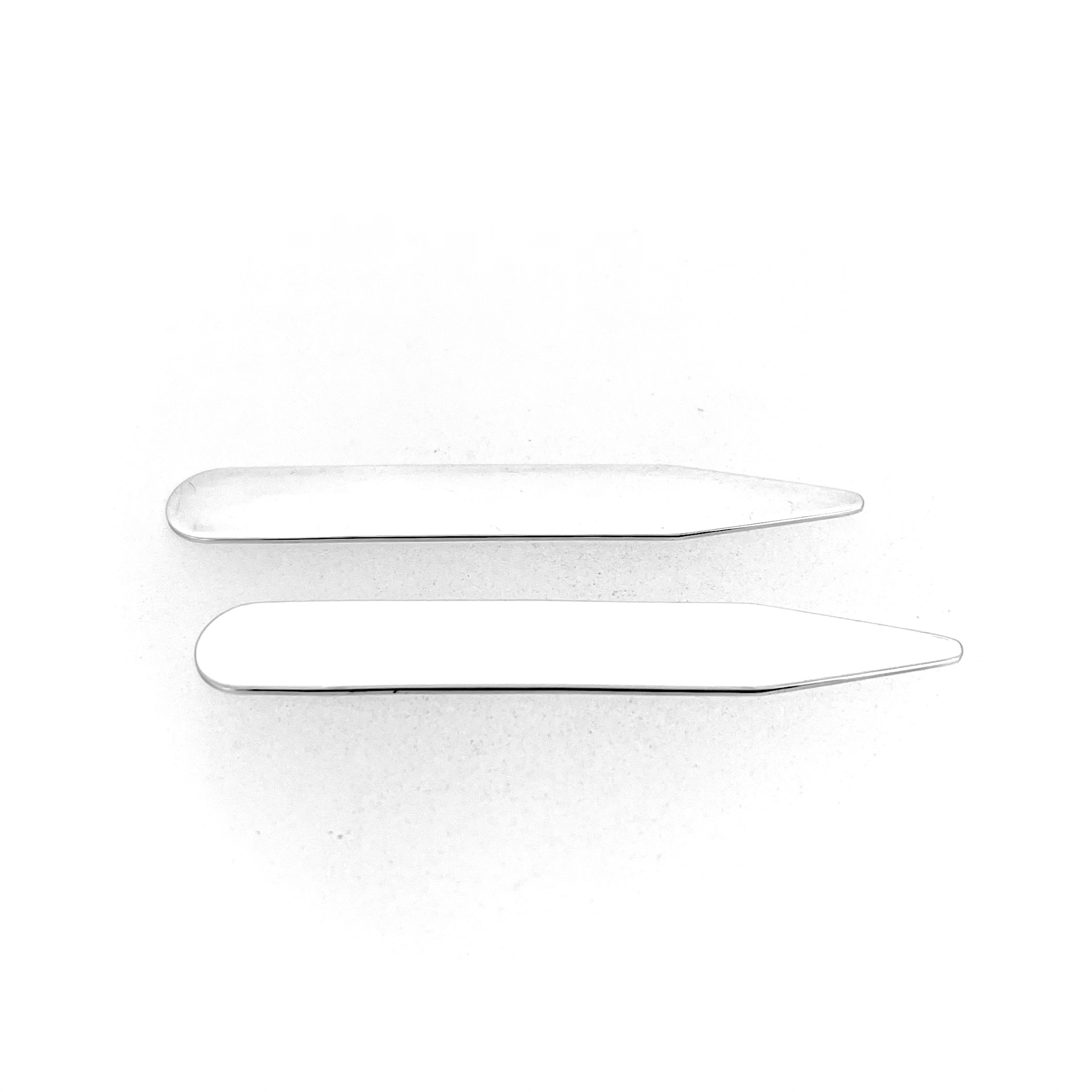 Pair of vintage 2005 Links of London sterling silver collar stiffeners