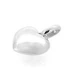 Polished silver heart-shaped Links of London charm