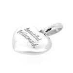 Links of London Beautiful Bridesmaid Heart Charm side view