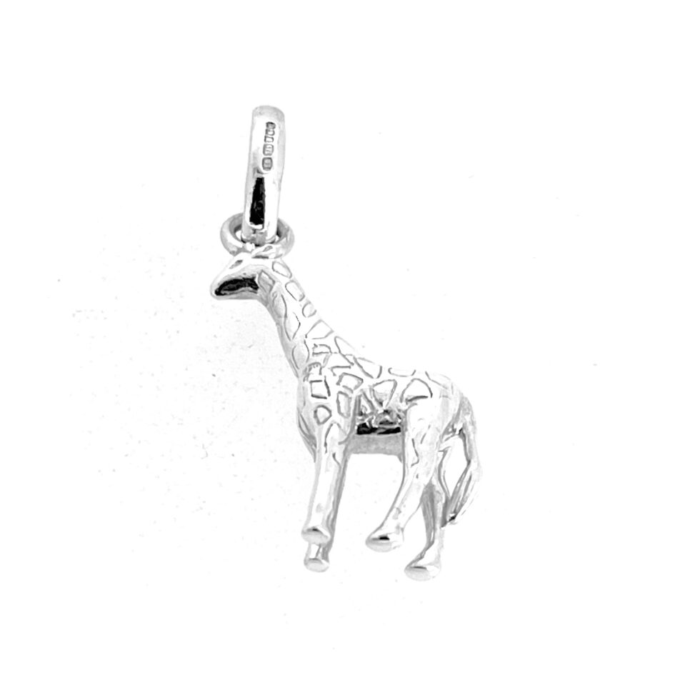 Detailed giraffe charm with textured body and standard Links of London bail