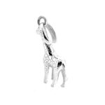 Vintage Links of London giraffe charm with lifelike surface detail