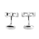 Union Jack design cufflinks with three-dimensional detail