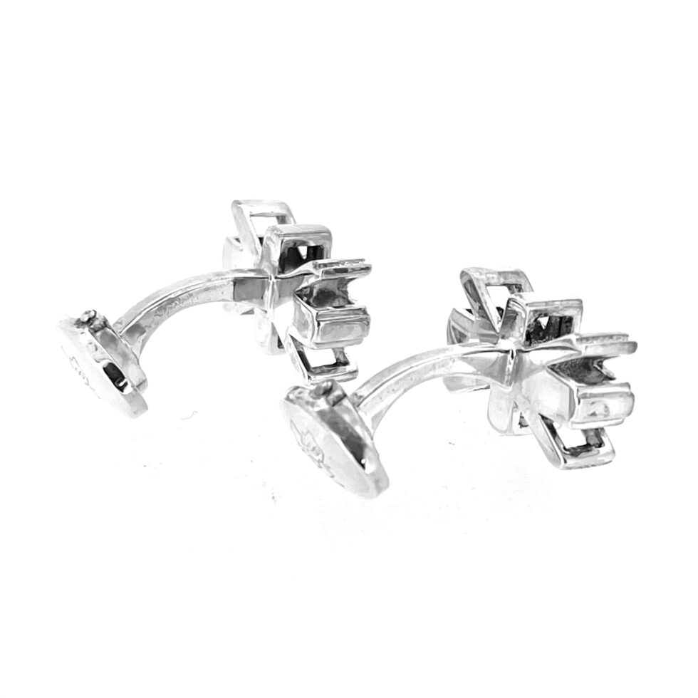 Union Jack cufflinks in sterling silver by Links of London