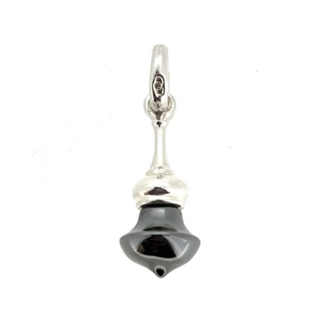 Vintage Links of London Russian Dome Charm with hematite and silver