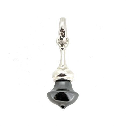 Vintage Links of London Russian Dome Charm with hematite and silver
