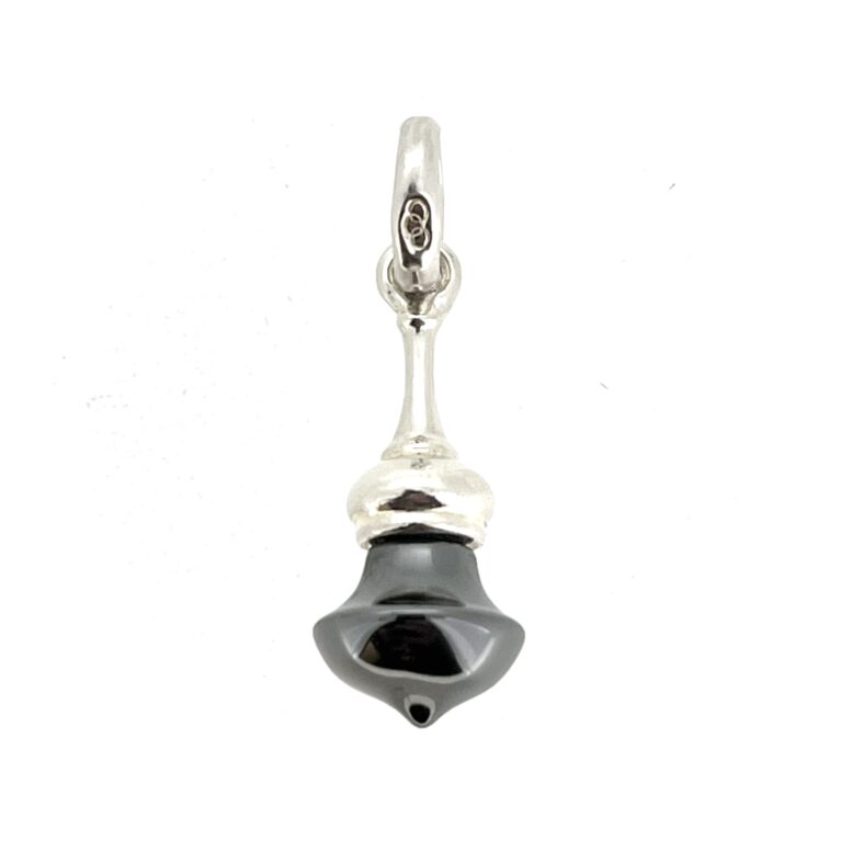 Vintage Links of London Russian Dome Charm with hematite and silver