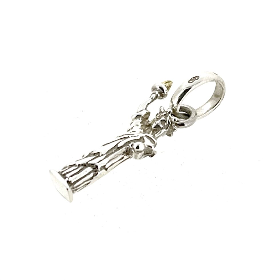 2009 hallmarked Statue of Liberty Charm in sterling silver