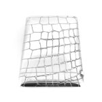 Vintage Links silver card holder with crocodile emboss pattern.