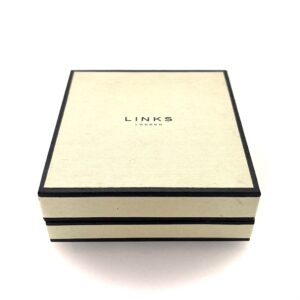Original NOS Links of London jewellery box closed view.