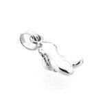 Restored and polished ballet shoes charm from 2009.