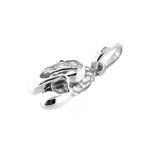 Links of London charm shaped as ballet flats side view.