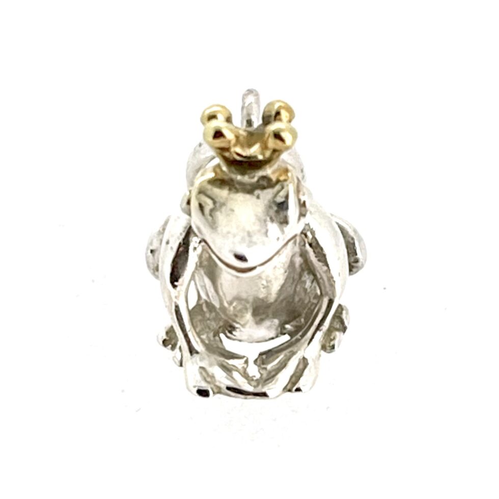 Links of London Frog Prince Charm positioned for product photography