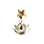 Frog Prince Charm photographed against white background