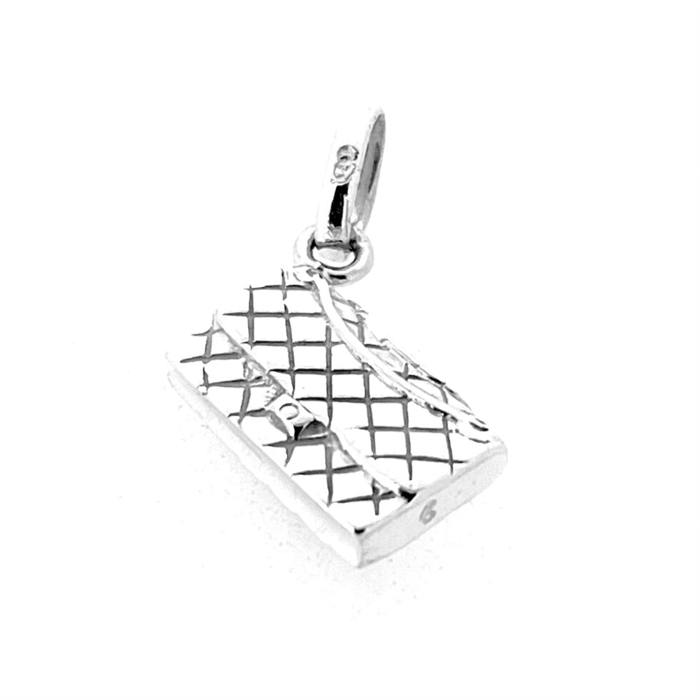 Vintage 2011 Links of London charm shaped like a quilted flap bag