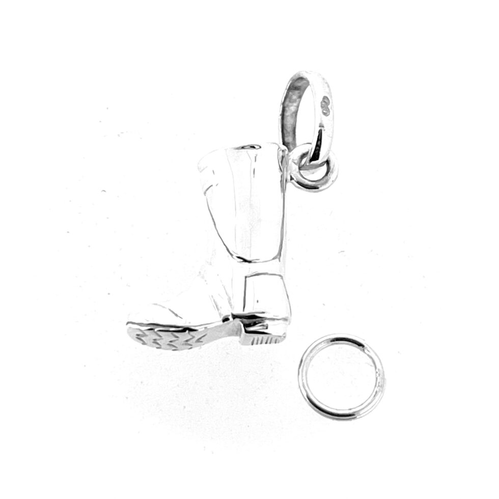 Vintage Links of London sterling silver Wellington Boot Charm, 2009 hallmark.