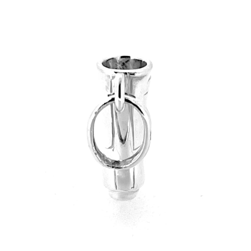 Angled shot of miniature Wellington Boot Charm.