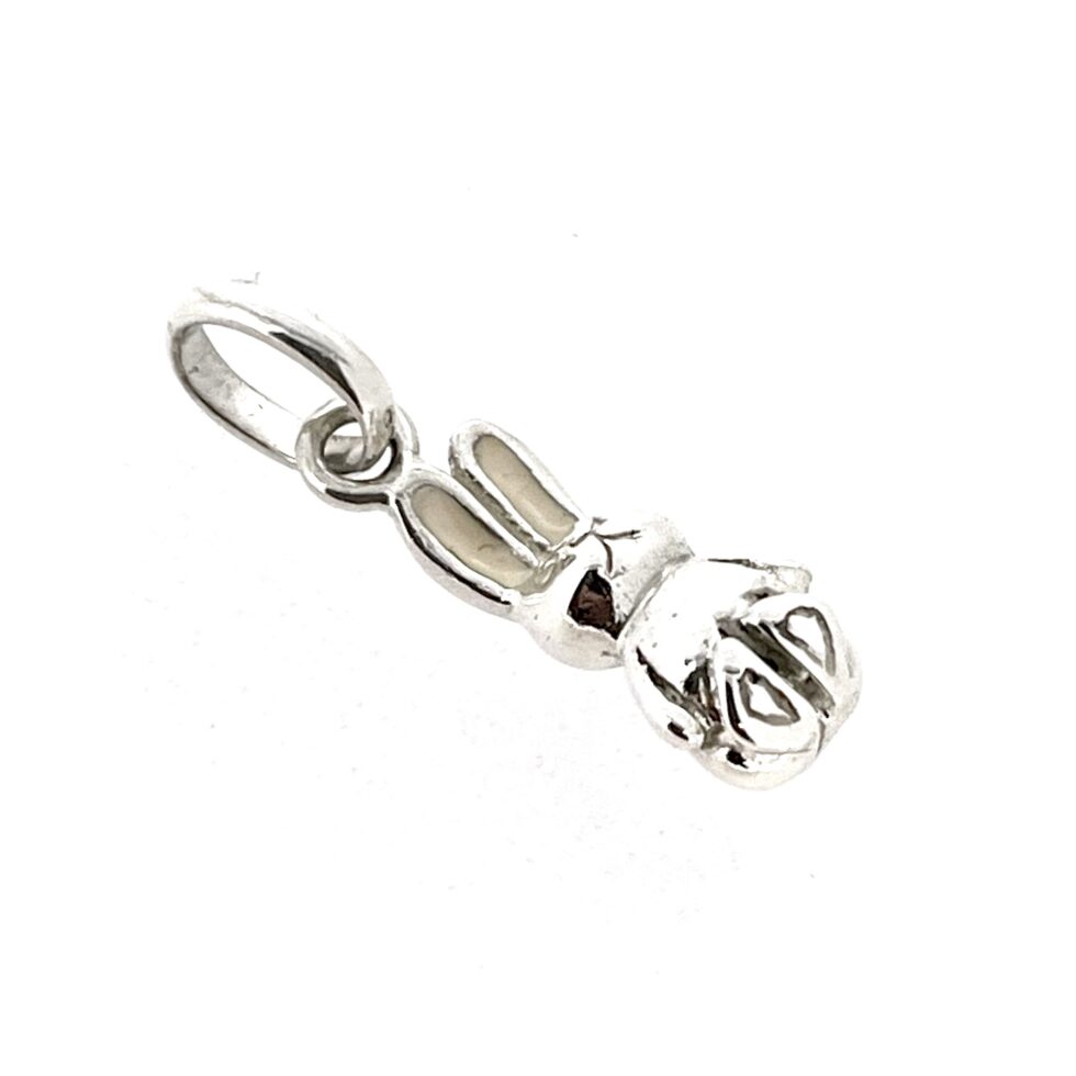 Vintage Links of London bunny charm in restored condition