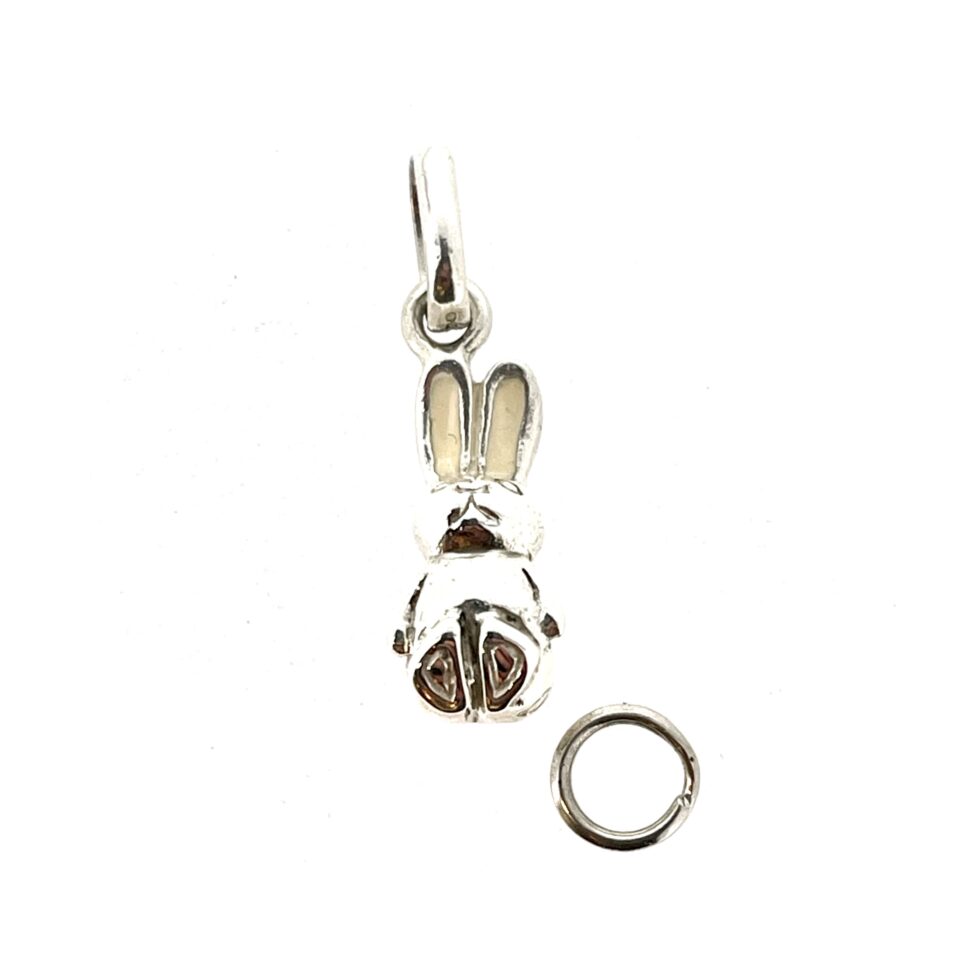 Sterling silver bunny charm by Links of London, 2009 hallmark