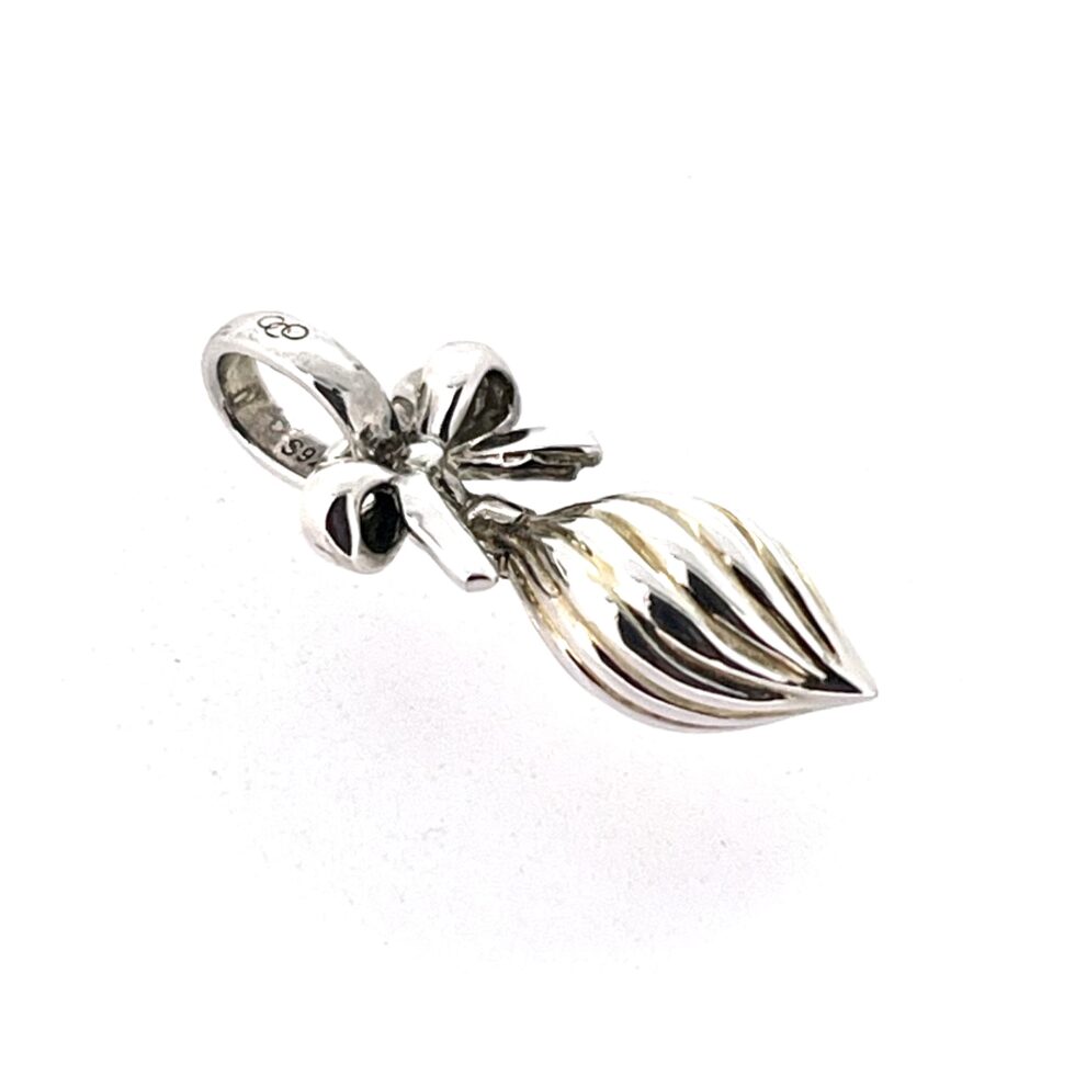 Side view of Links of London bauble charm.