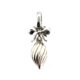 Vintage Links of London Festive Bi-Colour Drop Bauble Charm front view.