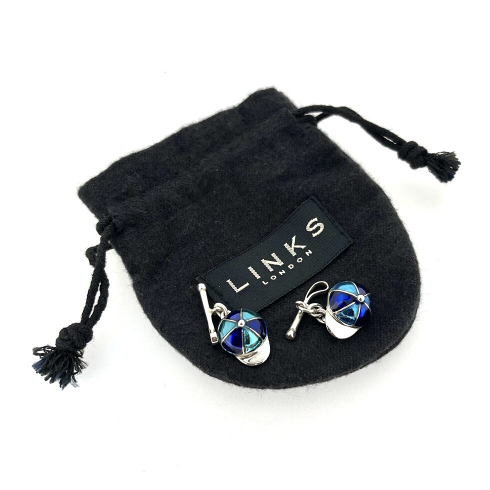 Restored vintage Links of London equestrian cufflinks