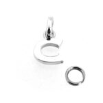 Links of London letter C charm with hallmarked bail