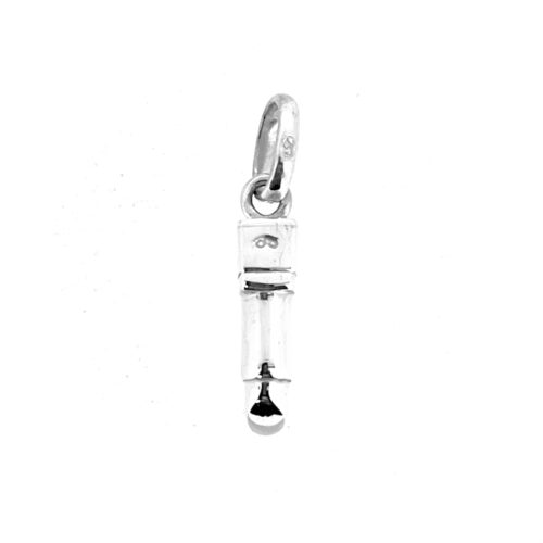 Hallmarked LL 925 lipstick charm dated 2009
