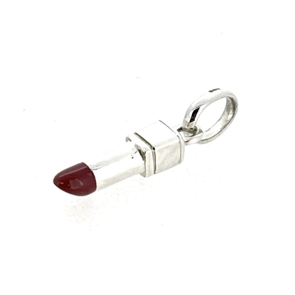 Close-up of red enamel tip with factory gloss finish