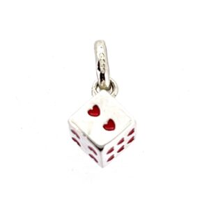 Vintage Links of London Lucky in Love Dice Charm