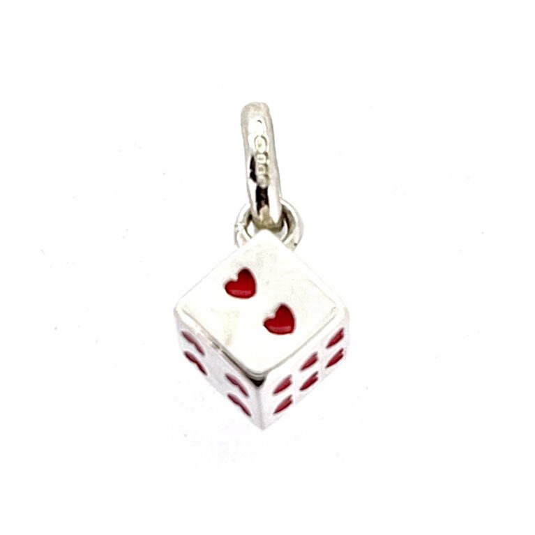 Vintage Links of London Lucky in Love Dice Charm