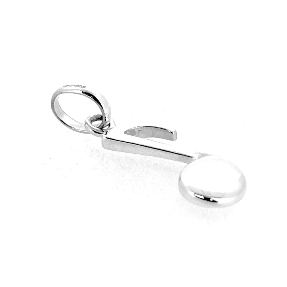 2010 Links of London musical note charm cleaned and polished