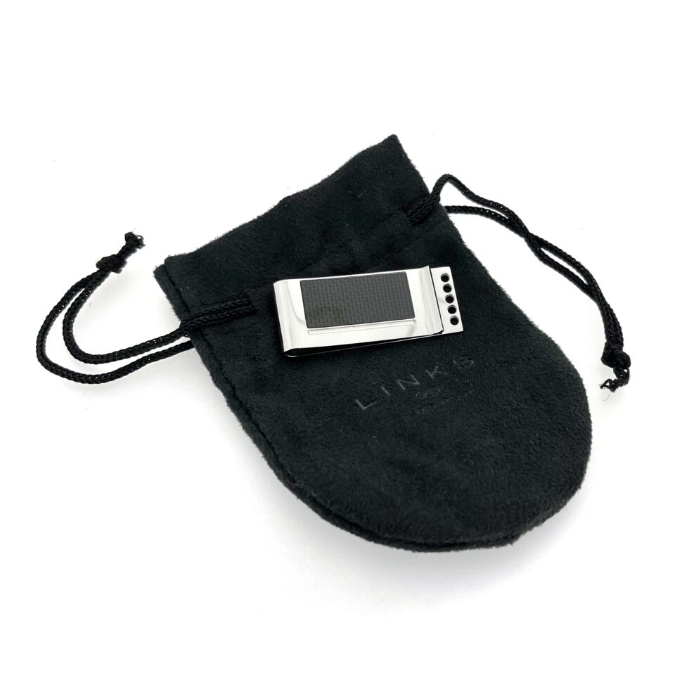 Precision-engineered money clip from Links of London and McLaren collaboration