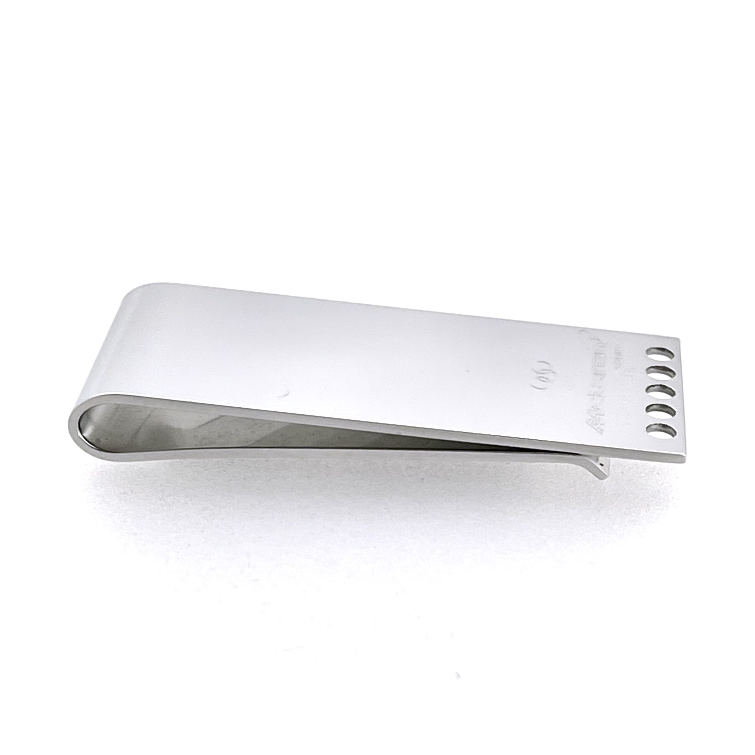 Lightweight carbon fibre Links of London McLaren money clip polished finish