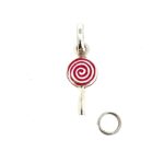 Vintage Links of London Candy Swirl Lollipop Charm front view