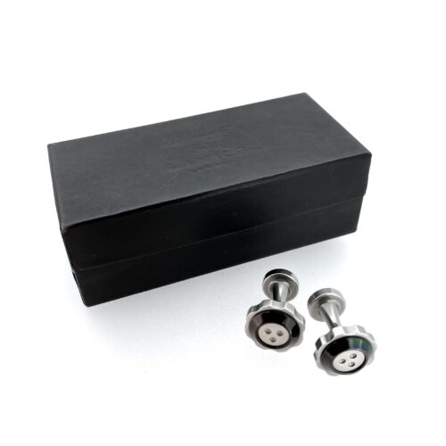 Brushed stainless cufflink from Links of London McLaren collection