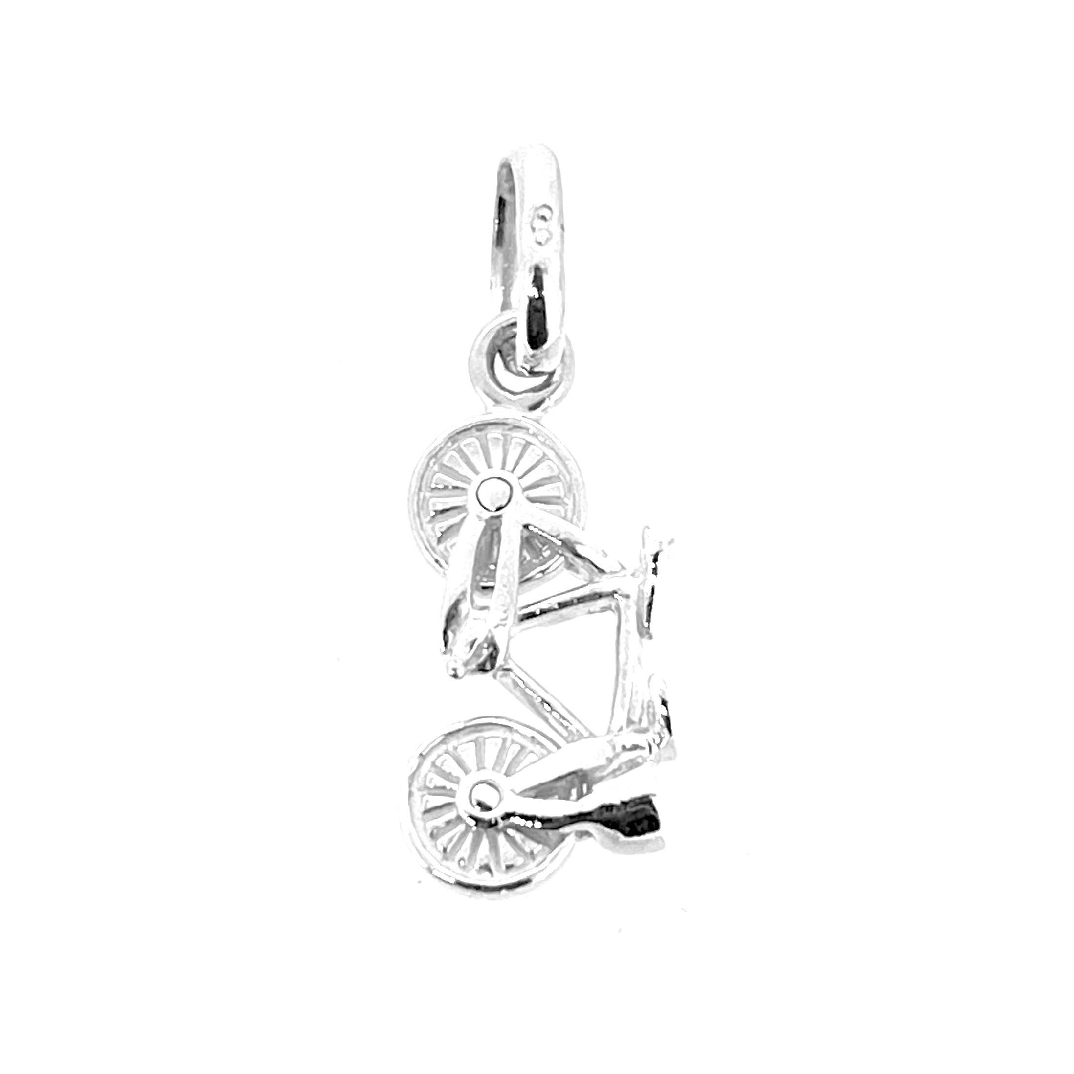 A charm that moves you — literally. The Links of London Bicycle with spinning wheels.