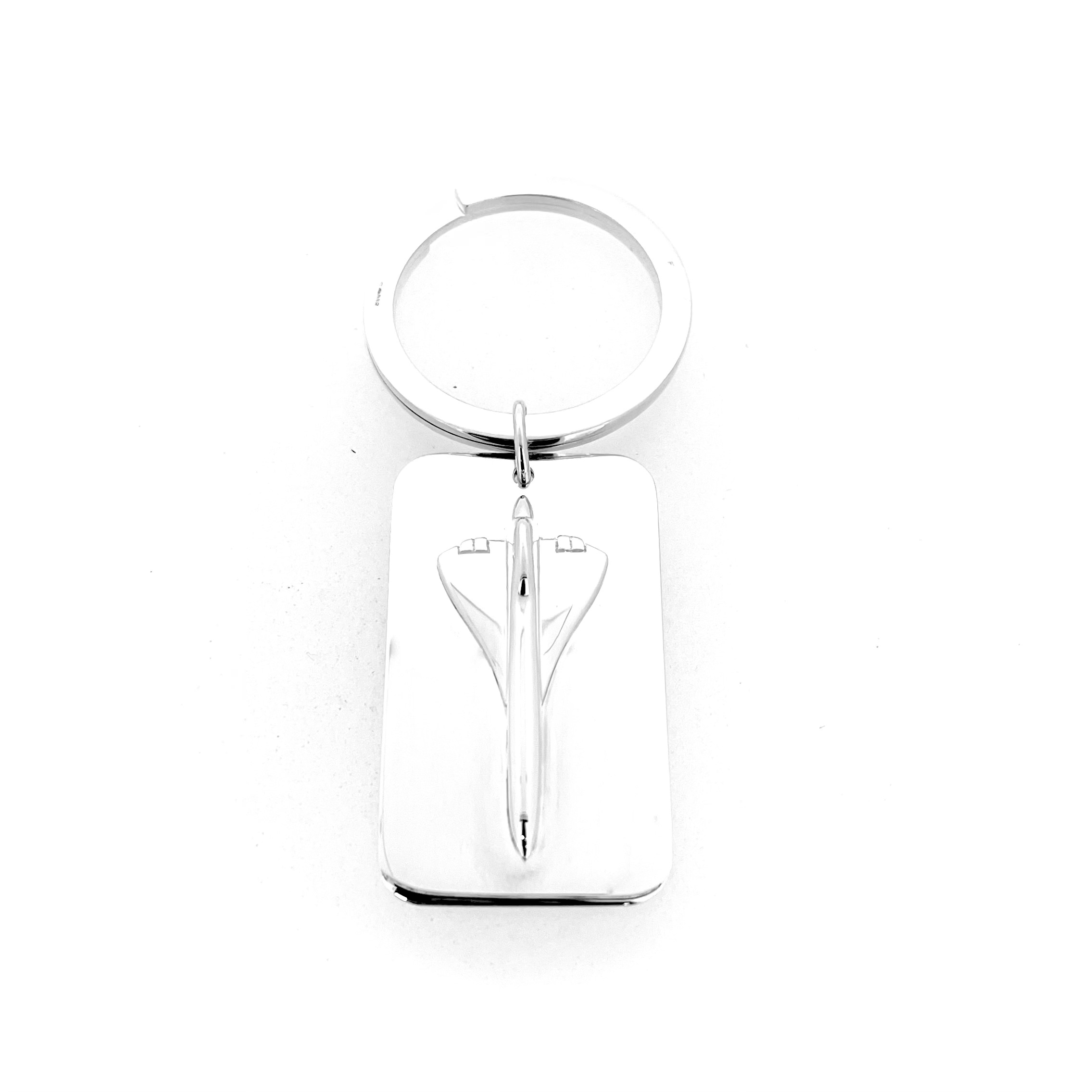 Vintage Links of London Sterling Silver Concorde Keyring
