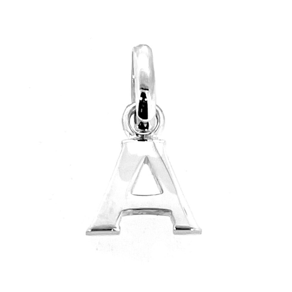 Vintage Links of London Initial A Charm front view