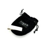 Period black fabric Links pouch included for storage