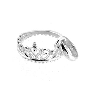 Vintage Links of London Princess Tiara Charm sterling silver