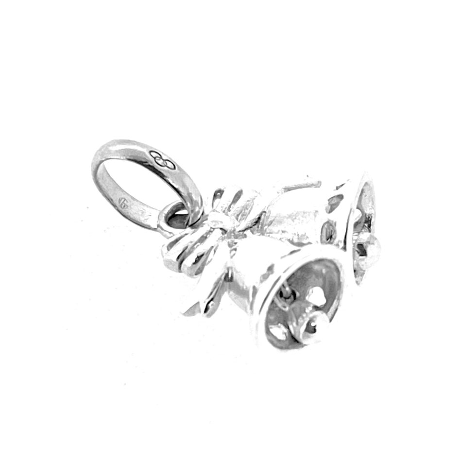 Vintage Links of London Wedding Bells Charm in sterling silver