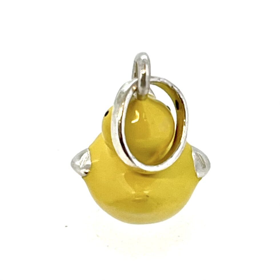 Vintage Links of London Yellow Rubber Ducky Enamel Charm 2009