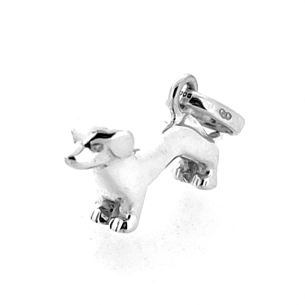 Vintage 2009 Links of London Dog Charm Sterling Silver Dachshund Style